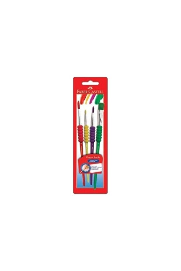 Faber-castell Soft Touch Fırça Seti 4'lü - 1