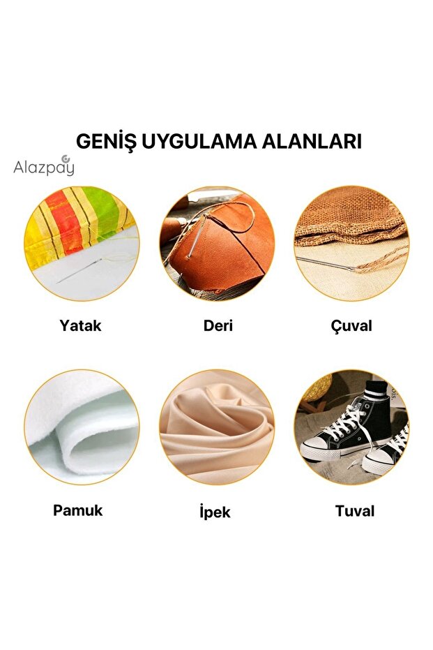 Paslanmaz Çelik Dikiş & Nakış 12 Adet Akıllı Dikiş Iğne Seti Ve Pirinç Ahşap Saklama Kutusu - 8