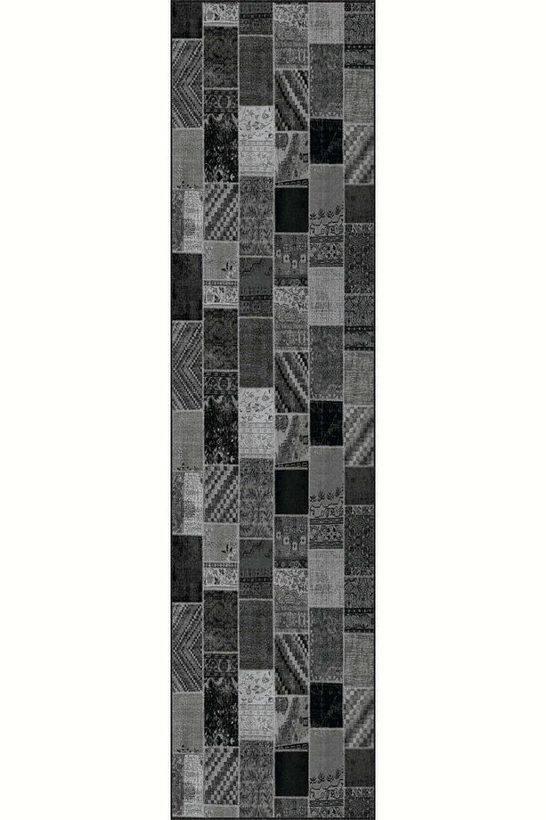 Kaymaz Taban Rulo Yolluk Gri Patchwork Ar321 - 2