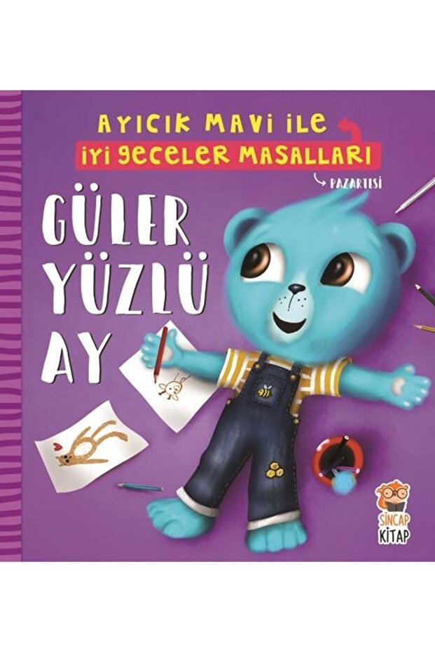 Good Night Tales with Teddy Bear Blue - Smiling Moon