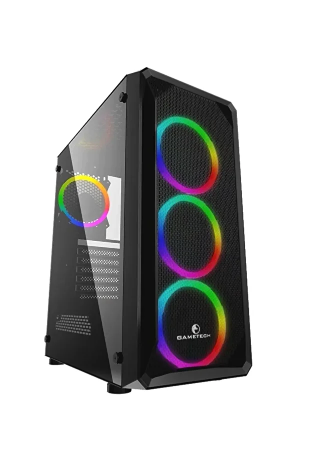 Legend X Pro Mesh 4x120mm Rainbow Fanlı Pro Gaming Oyuncu Kasası - 1