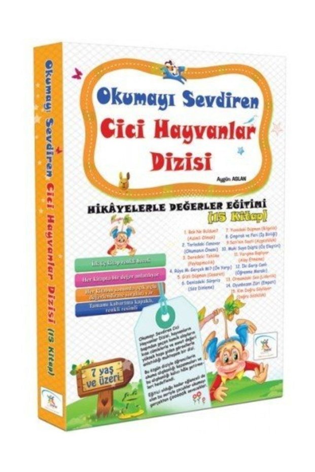 5 Colors Okumayı Sevdiren Cici Hayvanlar Dizisi 15 Books