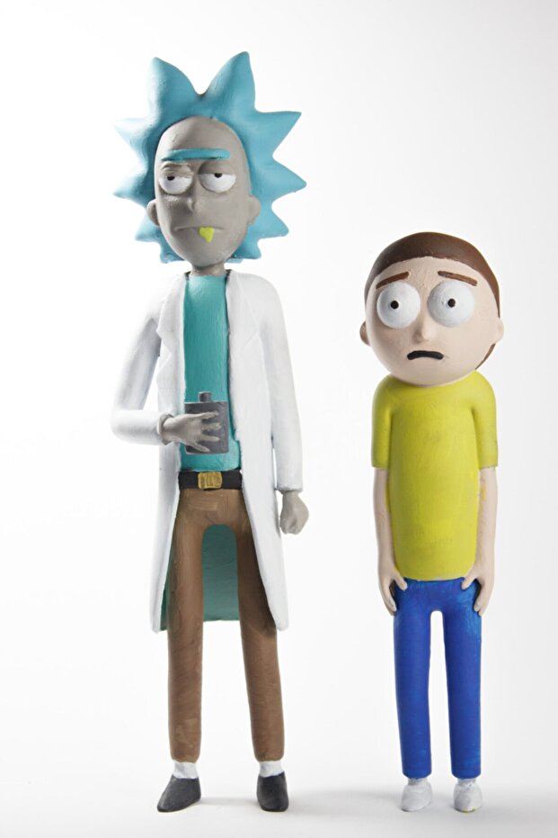 Rick And Morty Action Figür - 20 Cm & 13.5 Cm - 1