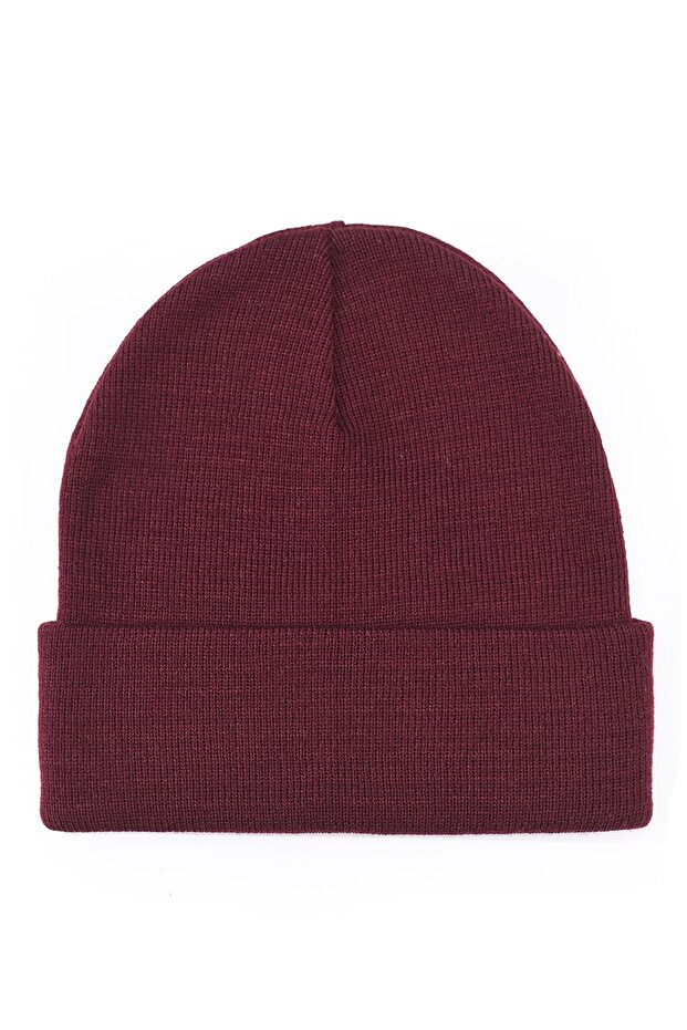 Basic Bere Triko Sonbahar Kışlık Bordo Unisex - 1