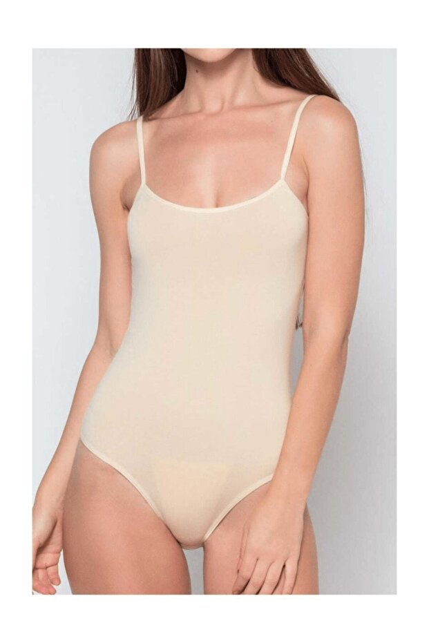 Women's Skin Thin Strap Bottom Snap Body New Season (1 Piece Economical)