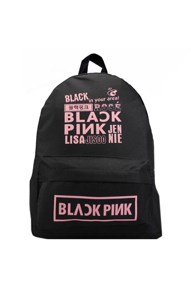 Women's Black Pink Backpack