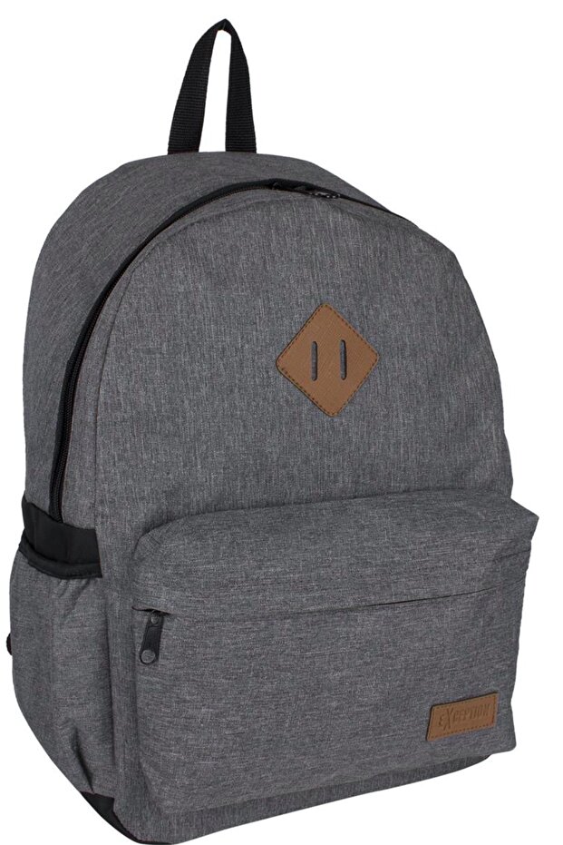 130 Excaption Daily School Backpack Brown Gray