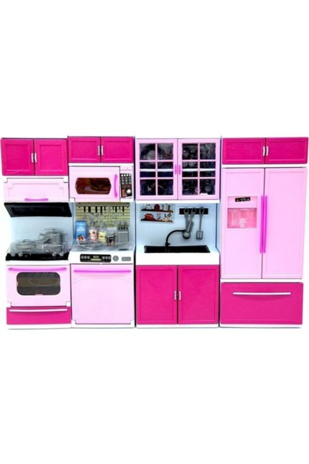 Pembe 4'lü Mutfak Seti - 1
