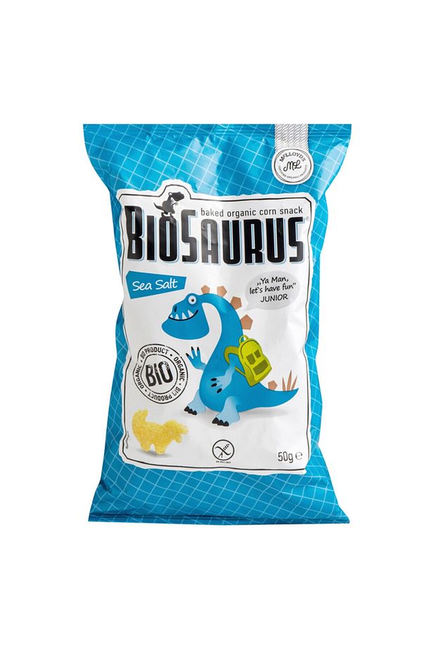 Biosaurus Sea Salt Organik Cips 50 G - 1