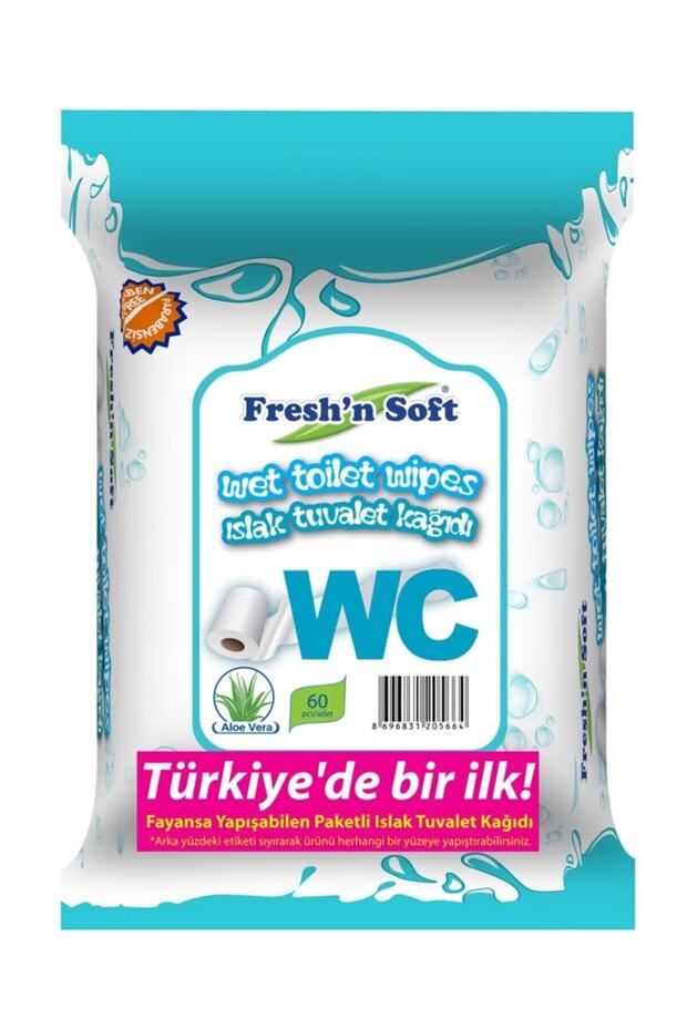 Fresh'n Soft Wc Islak Tuvalet Kağıdı 60'lı - 1