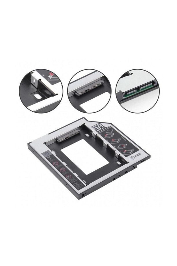 Notebook Cdrom Yerine Hdd/ssd Takma Aparatı Caddy C857 12.7mm - 2