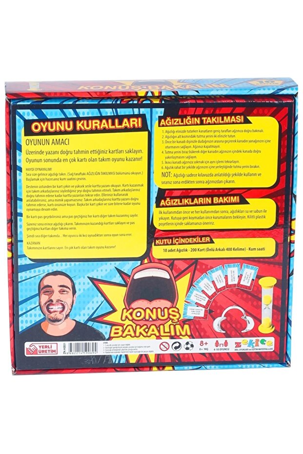 Konuş Bakalım Oyunu Söyle Bakalım Oyunu Bol Kahkahalı Kutu Oyunu Kum Saati - 2