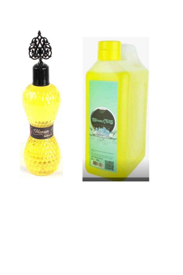 Meram Çiçeği Kolonya 2 Li Set ( 400 Ml Pet Şişe + 900 Ml Bidon ) - 1