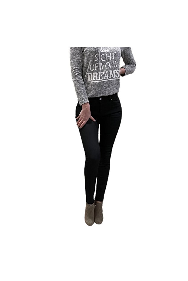 Kadın Siyah Jean - 1