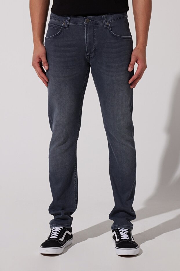 Luke Slim Fit Slim Fit Normal Waist Flexible Jean Trousers