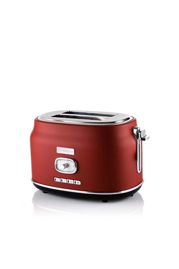 Ekmek Kızartma Makinesi - Retro Series 2 Slice Toaster Kırmızı - 4