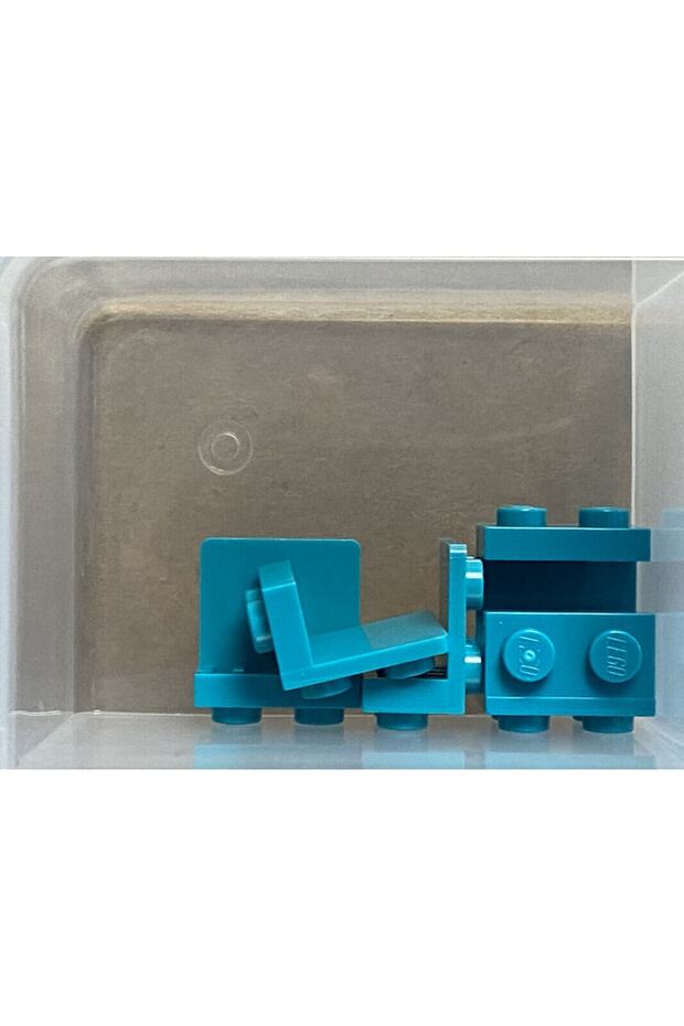 Original Creator Accessory Moc Connection Part Bracket 1 X 2 - 2 X 2 Turquoise 6 Pieces Will Be Sent