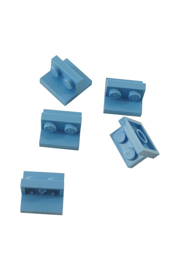 Original Creator Accessory Connection Part Bracket 2 X 2 - 1 X 2 Medium Blue 2 Pieces to Ship
