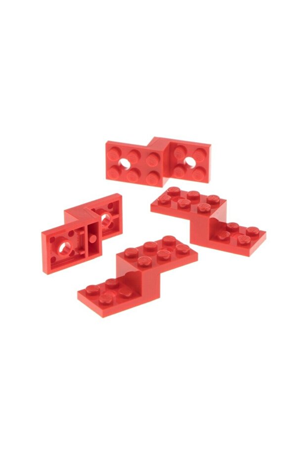 Original Creator Custom Accessory Connection Piece Bracket 5 X 2 X 1 Red 5 Pieces to Send