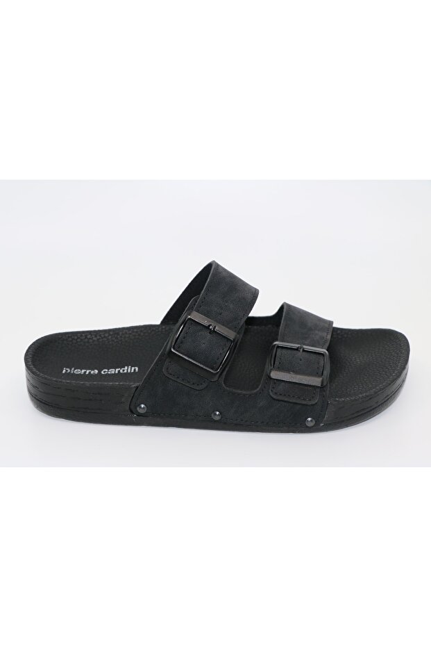 New Season Black Unisex / Men's Anatomical Soft Soled Slippers PC-7018