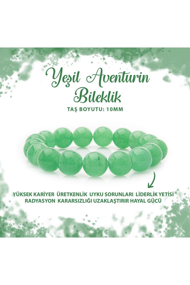 Certified Green Aventurine 10mm Natural Stone Bracelet