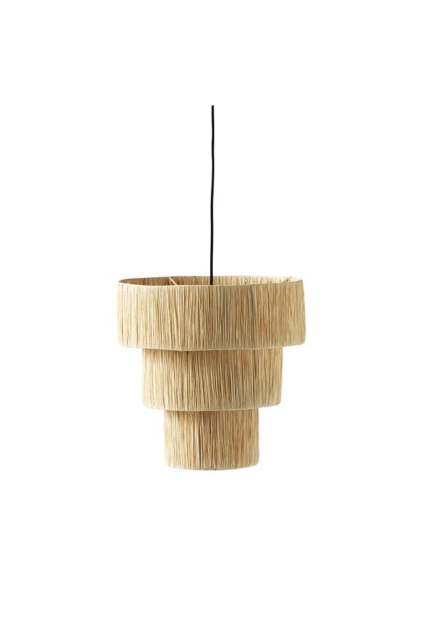 Bohem Avize, Rustik Avize, Rafya Avize, Doğal Avize, Raffia Avize, Bambu Avize, Tavan Aydınlatması - 3