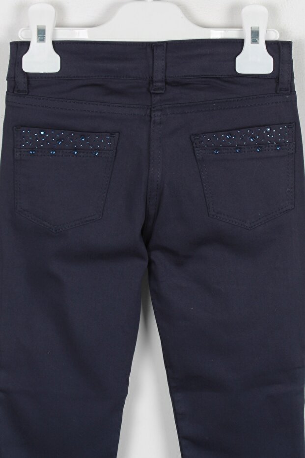 Devojčice, tamnoplave pantalone - 4