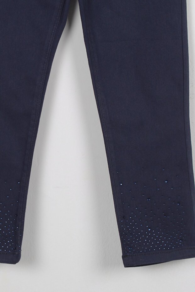Devojčice, tamnoplave pantalone - 3