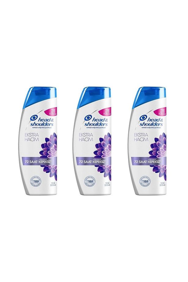 Head And Shoulders ekstra Hacim Kepeğe Karşı Karşı Etkili Şampuan 350 Ml 8006540607374 (3 Adet) - 1