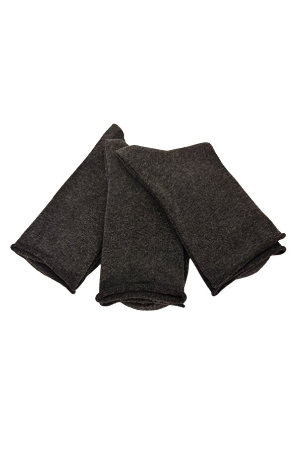 3 Pairs of Non-Rubber Socks, Seamless Toe, Cotton Premium Series