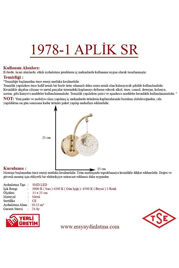 1978-1 Aplik Sarı - 2