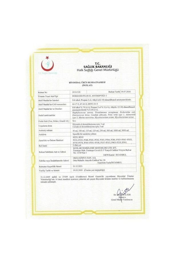 Derhand Plus 1 lt 12 Adet - 4