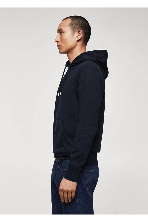 Kapüşonlu Basic Hafif Sweatshirt - 8