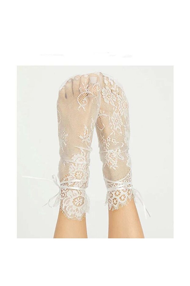 Sofia Dantel Çorap - 2