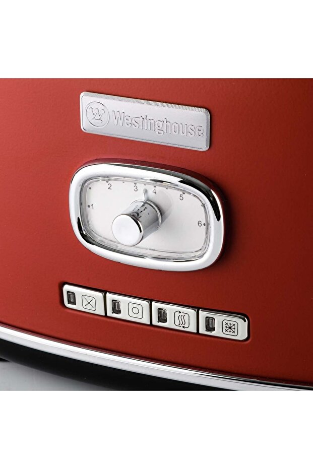 Ekmek Kızartma Makinesi - Retro Series 2 Slice Toaster Kırmızı - 6