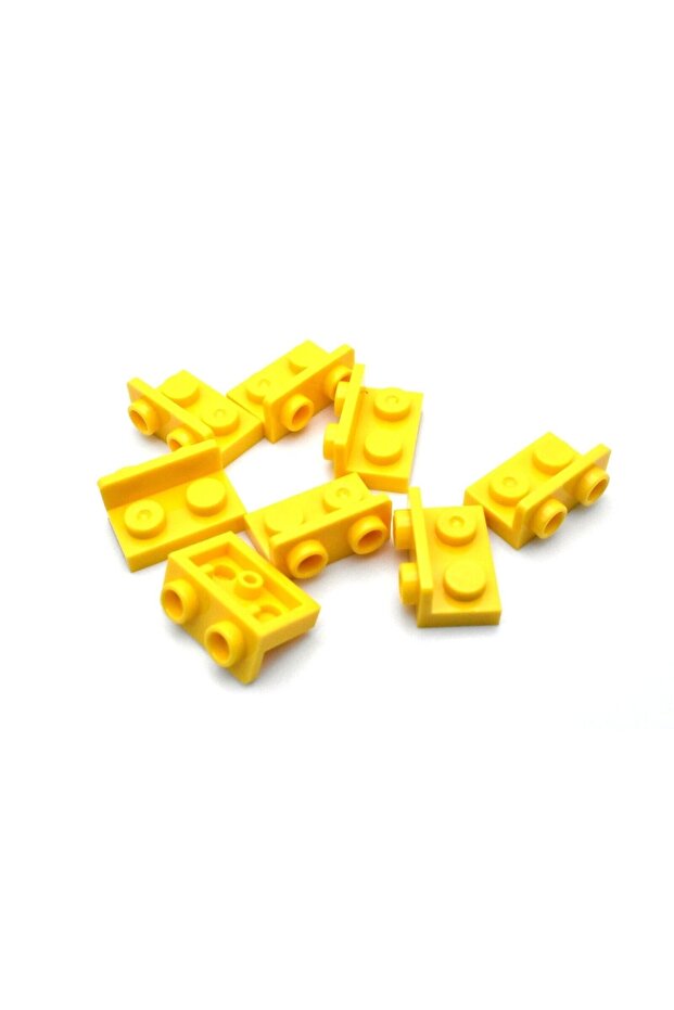Original Moc Creator Reverse Connection Part Bracket 1 X 2 - 1 X 2 Yellow 4 Pieces Will Be Sent