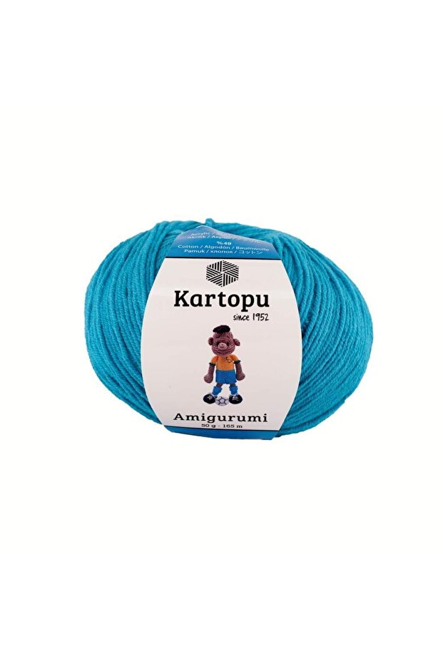 Amigurumi Turquoise Hand Knitting Yarn K512