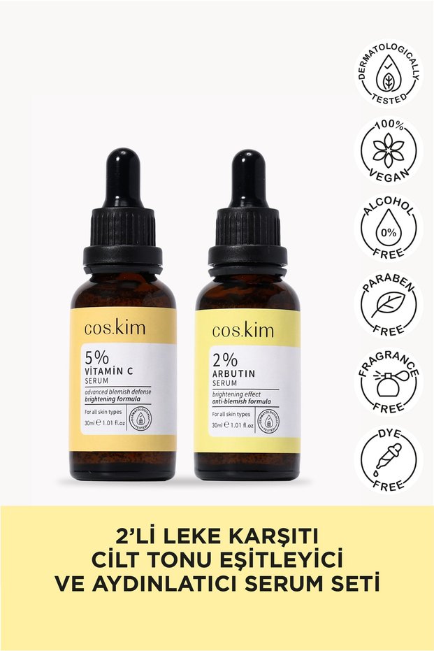 2-Pack Anti-Blemish and Skin Tone Evening Serum Set