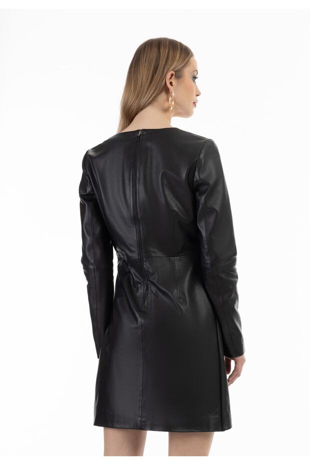 rochie din piele - 4