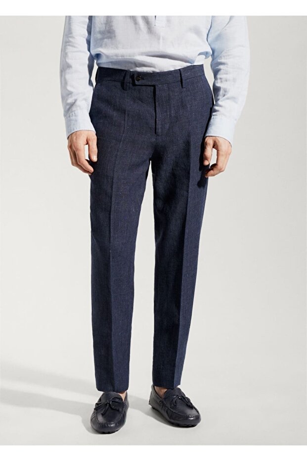 Keten Pantolon - 1