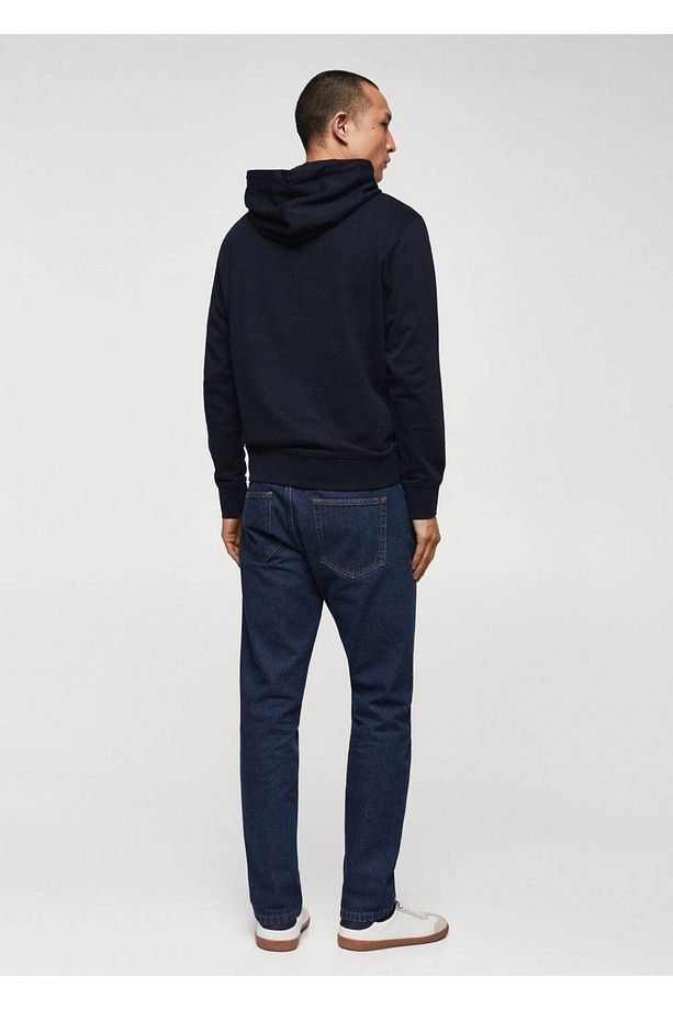 Kapüşonlu Basic Hafif Sweatshirt - 4