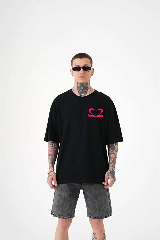 Motive Baskılı Tşört - 1