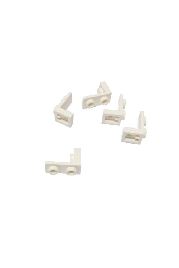 Original Custom Moc Creator Reverse Connection Part Bracket 1 - 1 X 2 White 2 Pieces to Send