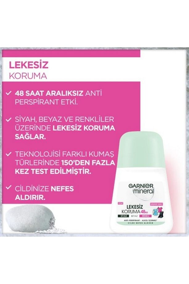 Mineral Lekesiz Koruma Roll-on 50 Ml X2 - 3