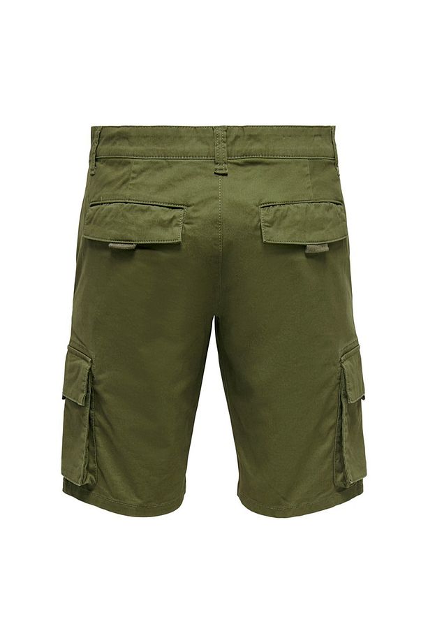 Normal Yeşil Erkek Şort 22024564_onsnext Cargo 4564 Shorts - 2