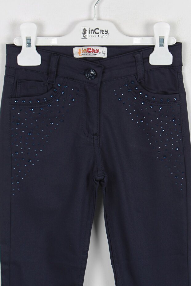 Devojčice, tamnoplave pantalone - 2