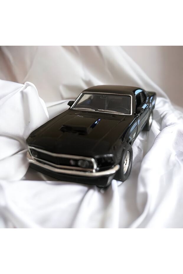 Model Car 1969 Ford Mustang Metal 1/36 Scale Pull Drop