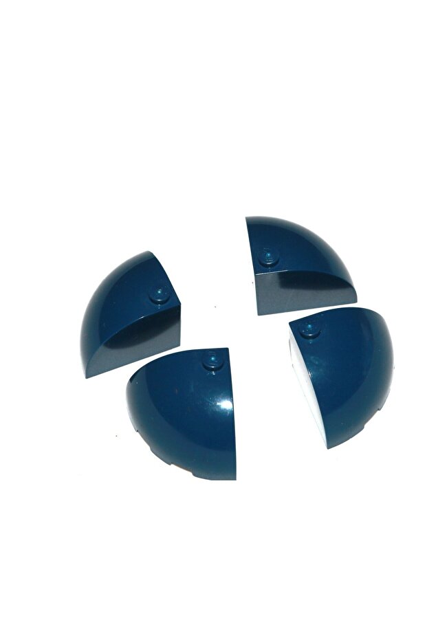 Original Custom Brick Round 3 X 3 X 2 Quarter Dome Round Brick Navy Blue 4 Pieces Will Be Sent