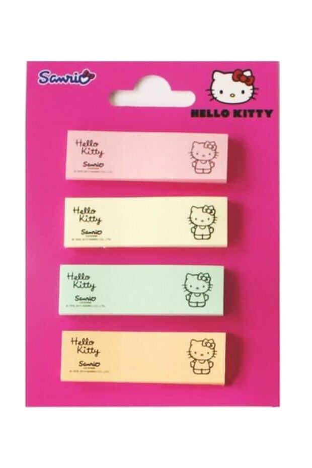 Hello Kitty Pastel Bookmark 25 Sheets 4x15x5 (2 Pieces)