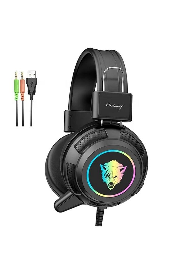 Rgb Led Işıklı Oyuncu Kulaklığı Profesyonel Gaming Headset Mikrofonlu Oyun Kulaklık V8 - 3